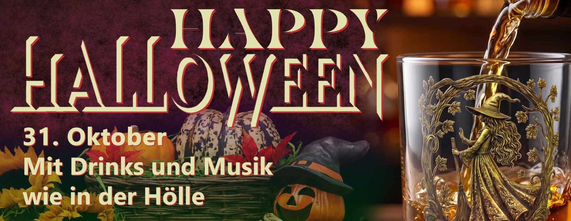 Happy Halloween am 31. Oktober – mit Drinks und Musik wie in der Hölle