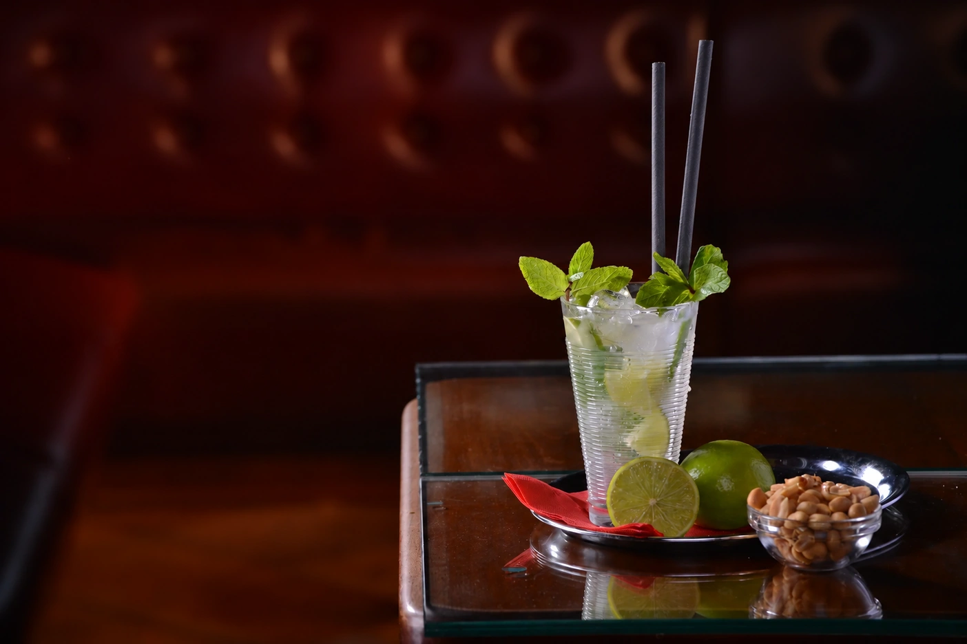 Alkoholfreier Fresquito mit frischer Minze und Limette